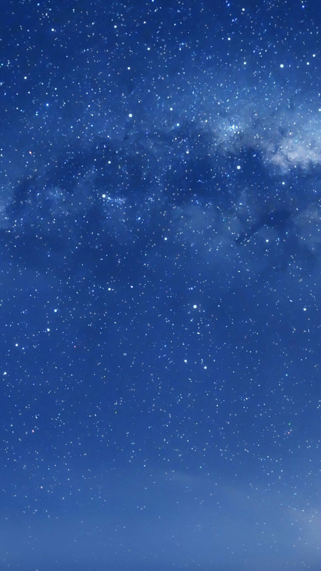 iOS 8 Navy Blue Starry Sky Wallpaper
