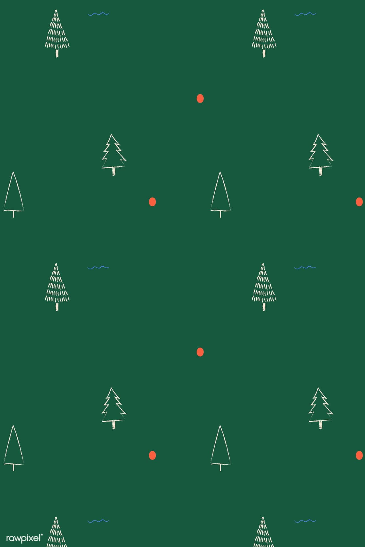 Iphone Christmas Aesthetic Seamless Pattern Wallpaper