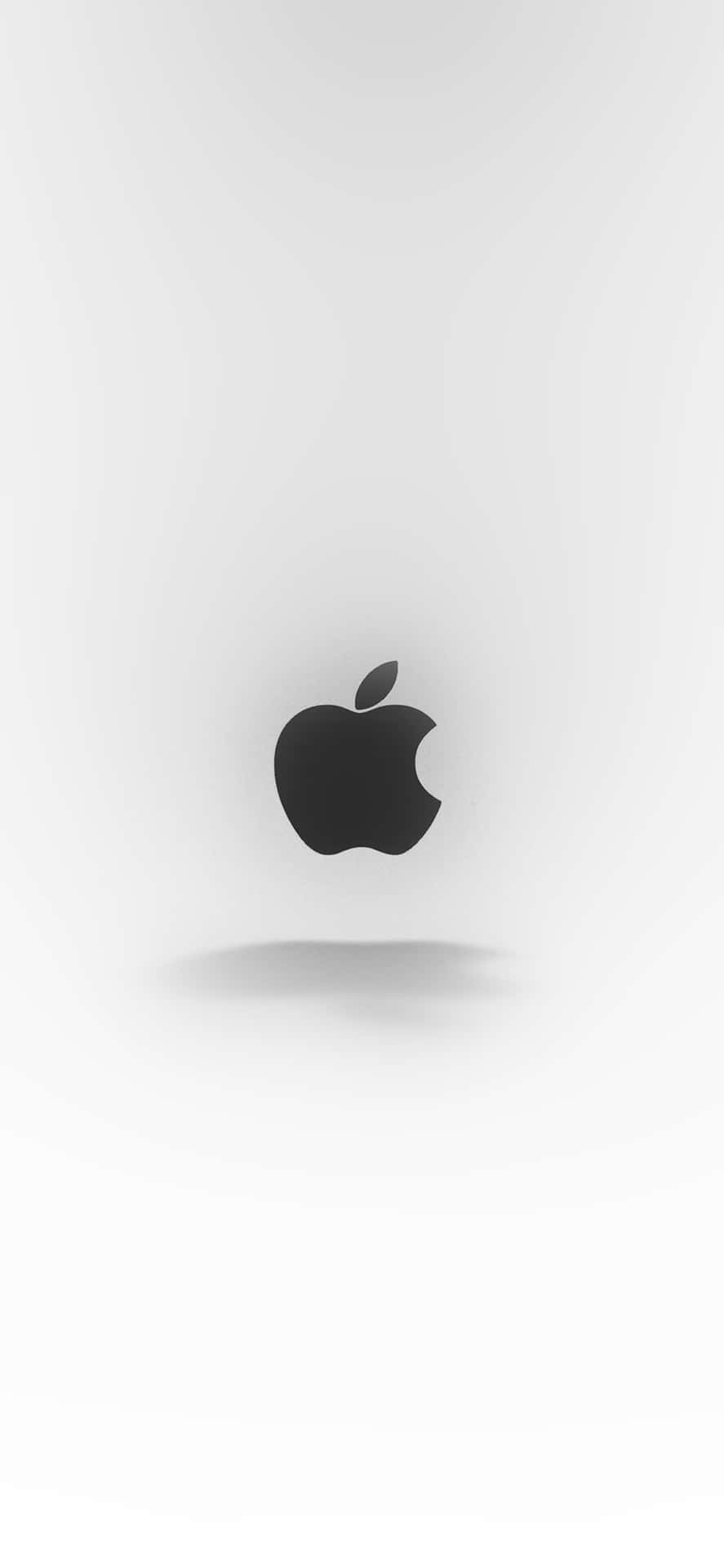 The Apple Logo on the Iphone X Wallpaper