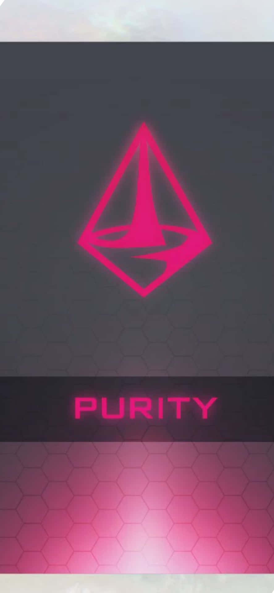 iPhone XS Civilization Beyond Earth Pink Purity Emblem Background