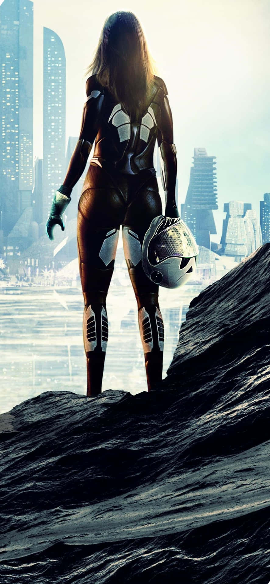 iPhone XS Civilization Beyond Earth Female Astronaut Background