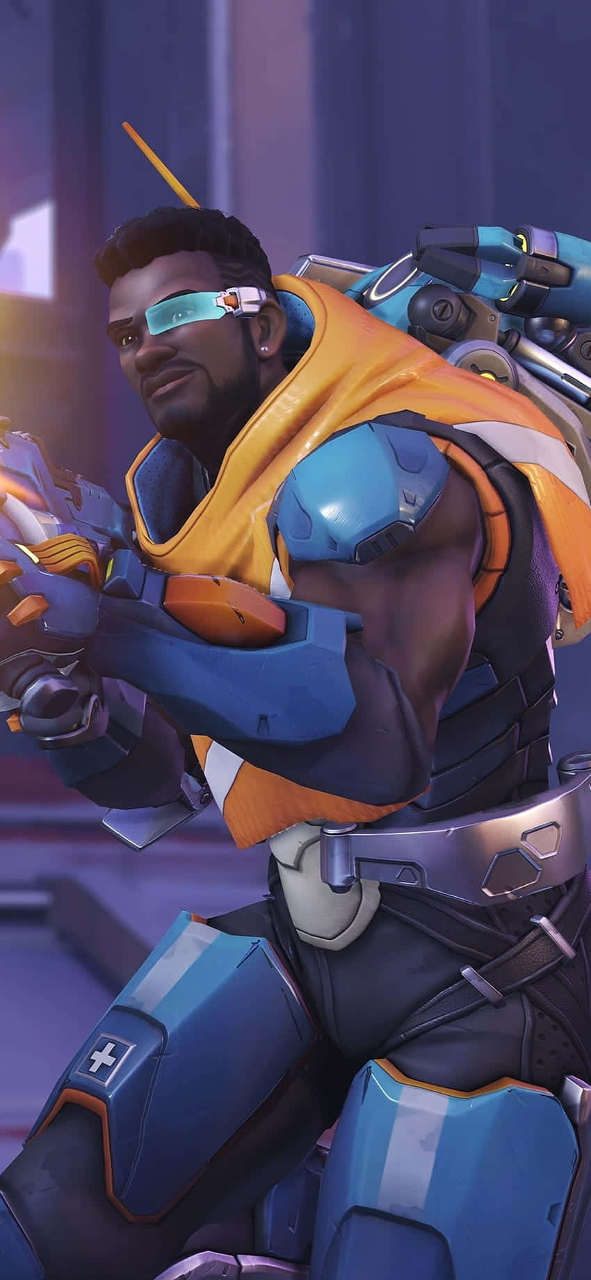 Iphone Xs Max Overwatch Background Baptiste Smiling