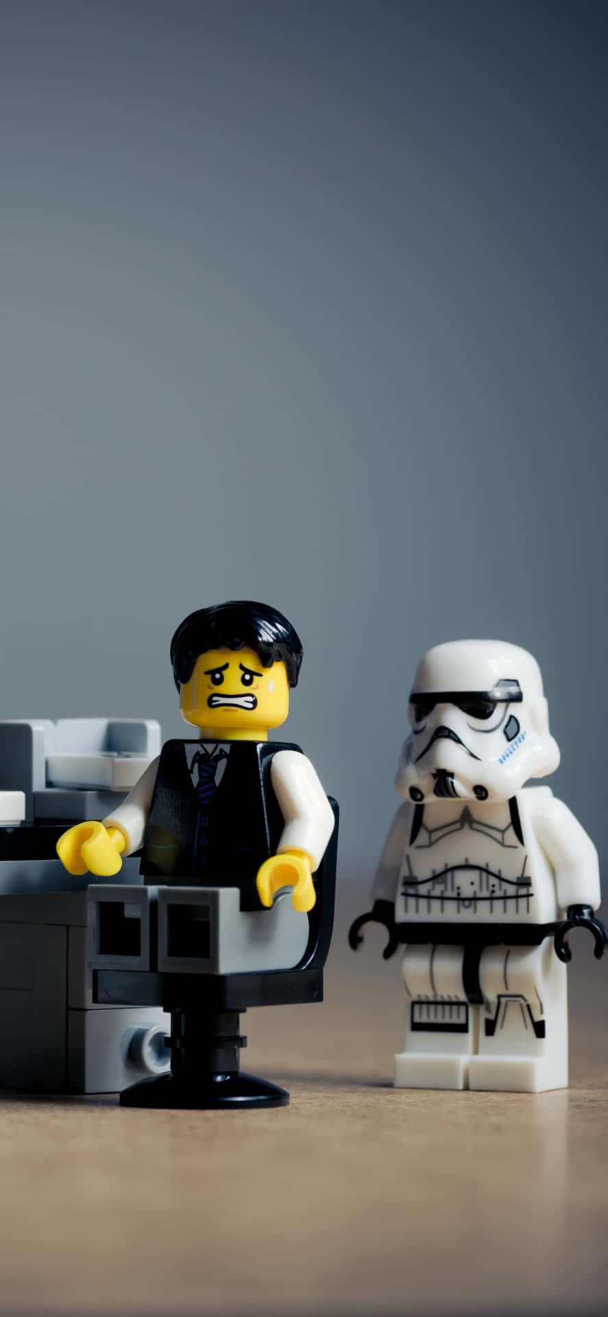 iPhone XS Office Lego Background