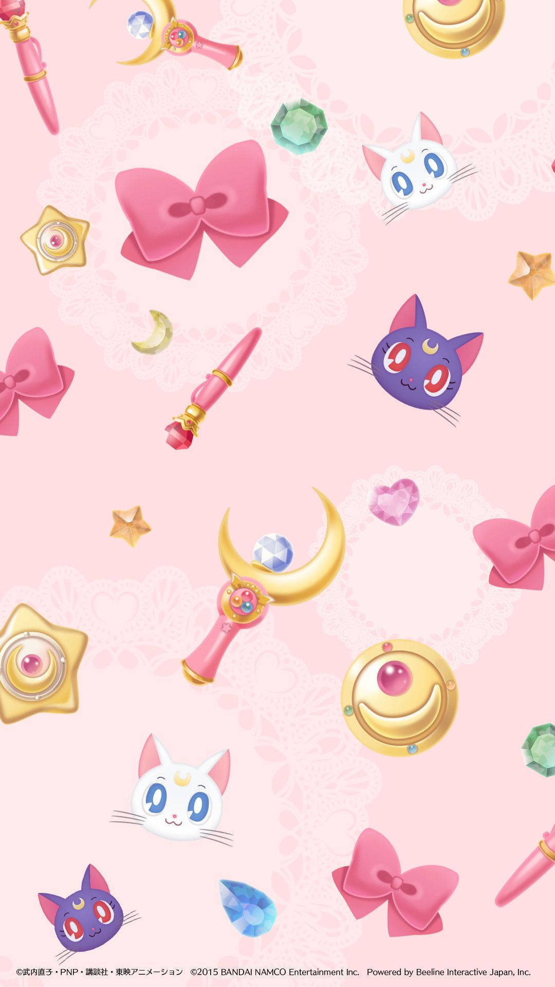 Items From Sailor Moon iPhone Wallpaper