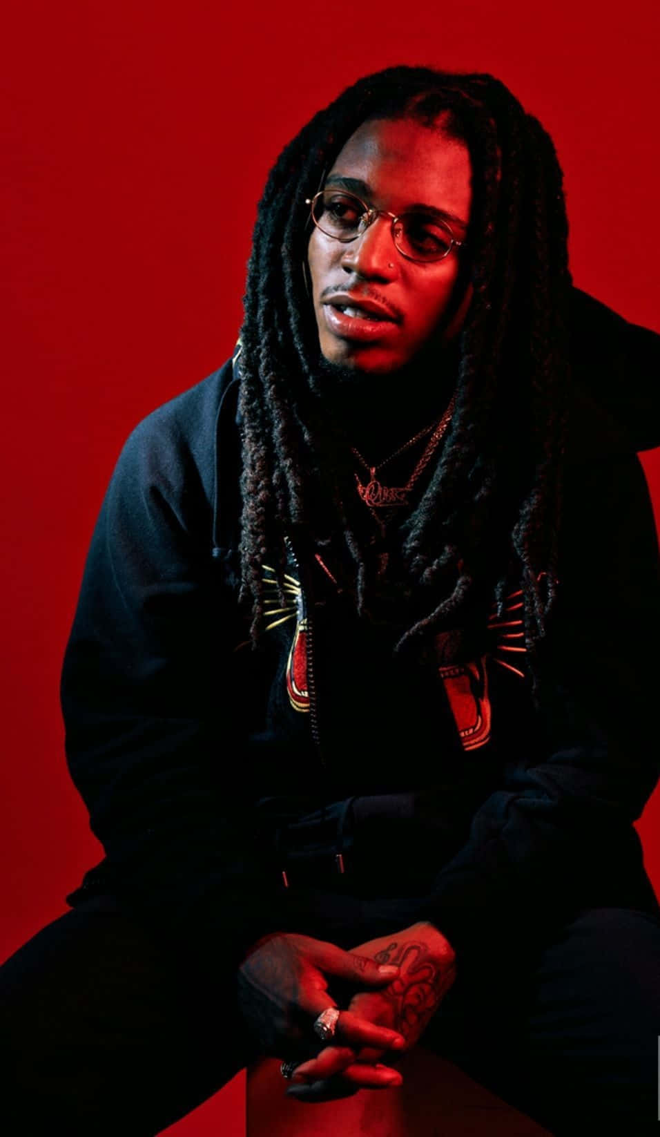 Jacquees Red Photoshoot Wallpaper