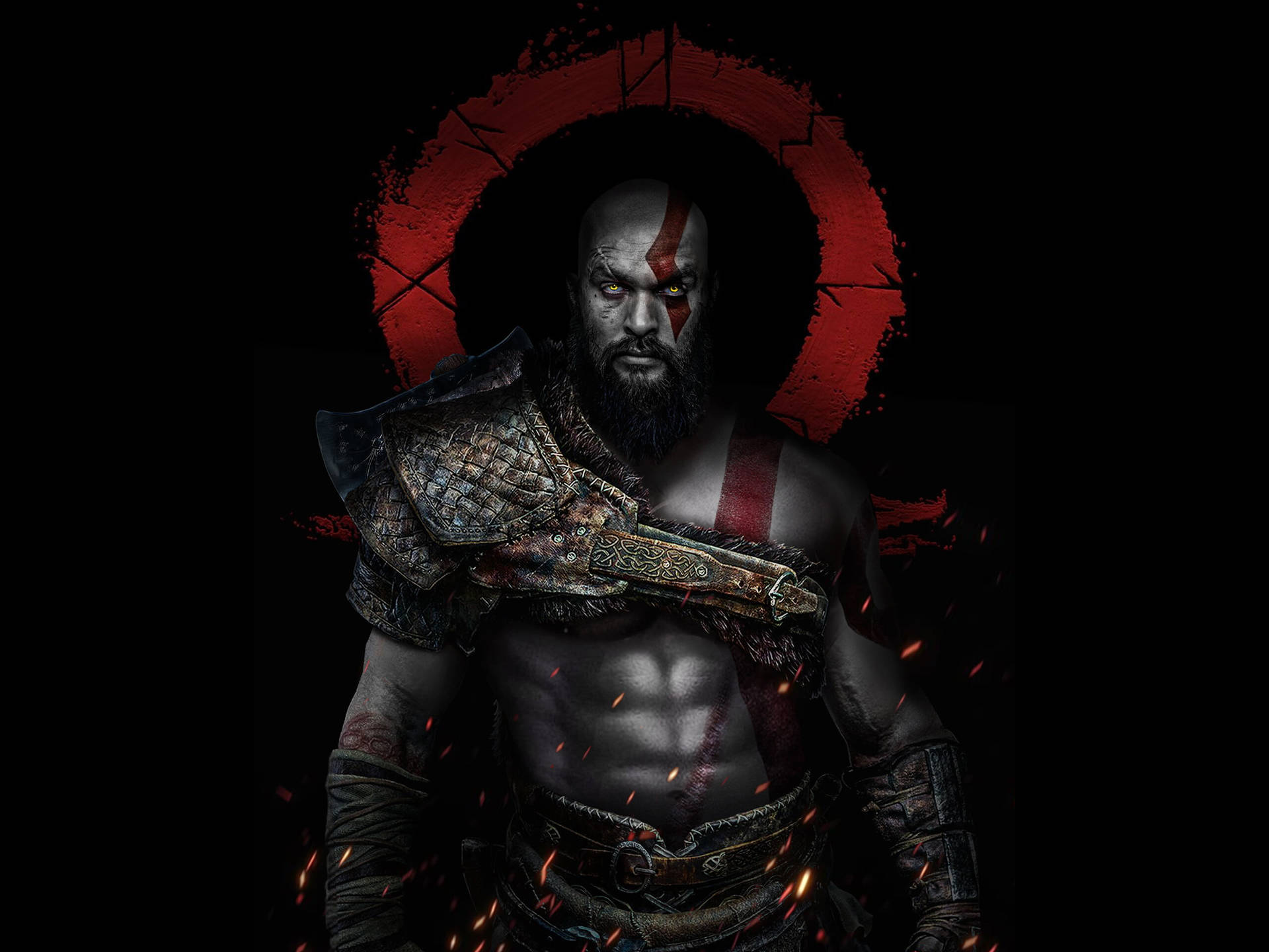 Jason Momoa Kratos Wallpaper