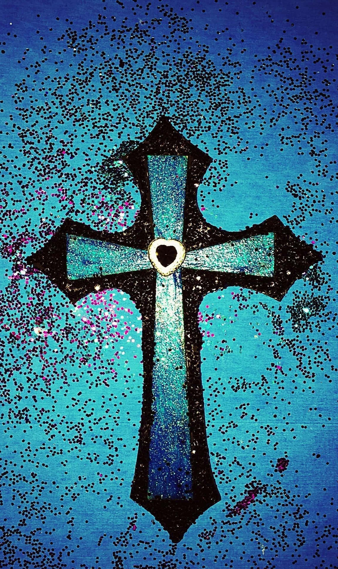 Jesus Christ Blue Cross picture