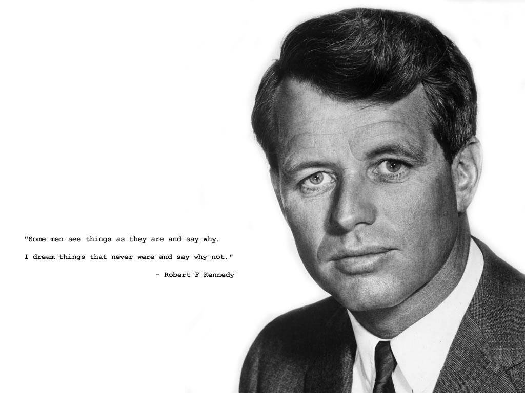 Inspiring John F. Kennedy Quote Wallpaper