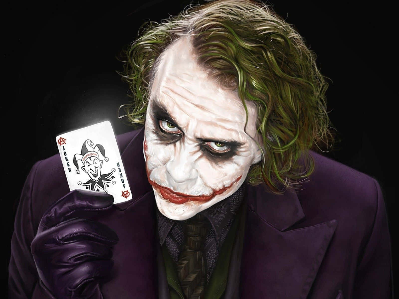 Joker Pfp With Joker Card Wallpaper