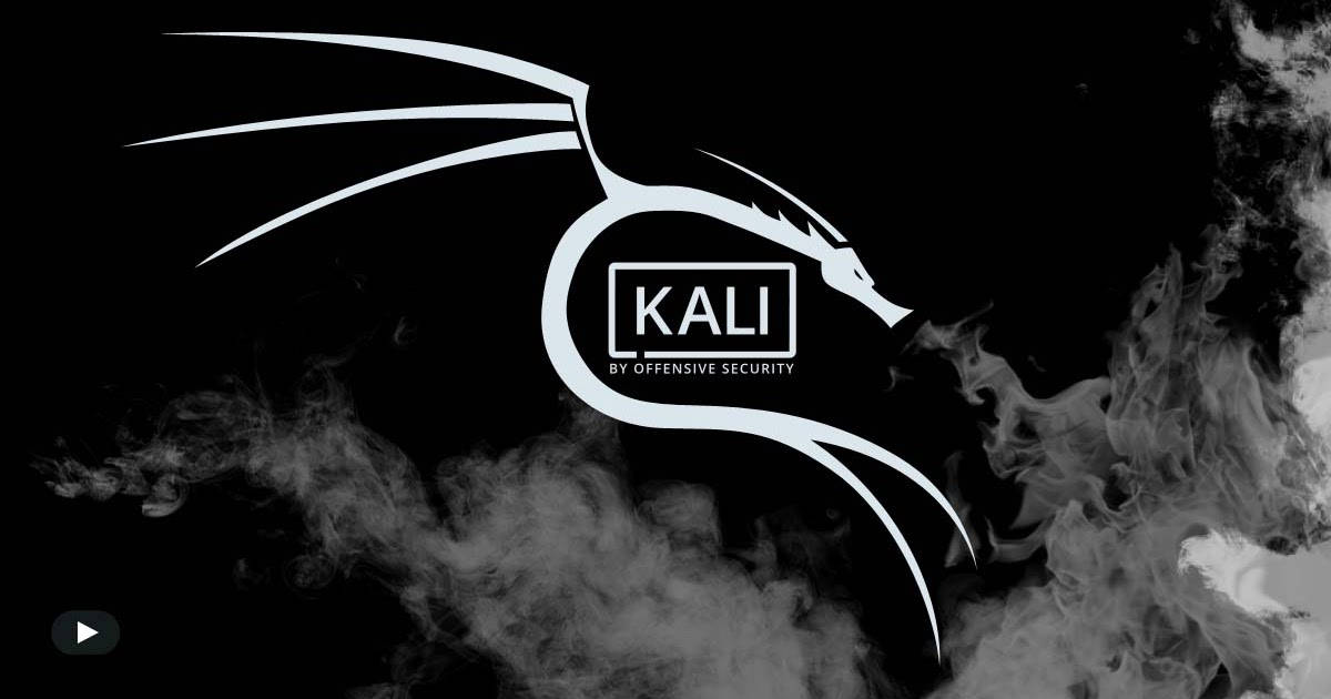 Kali Linux OS Dragon Black And White Wallpaper
