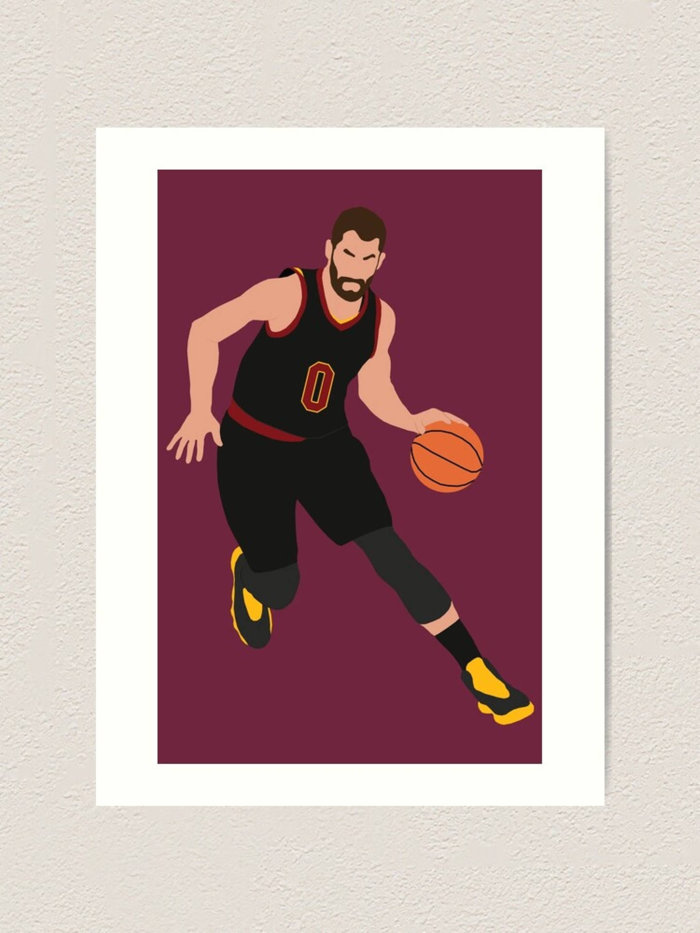 Kevin Love Caricature Wallpaper