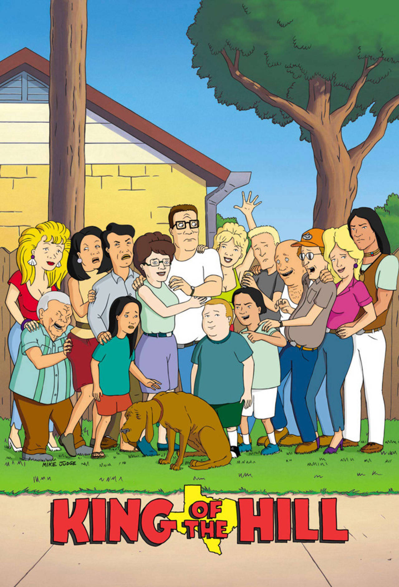 King Of The Hill Family Promotional Poster Wallpaper