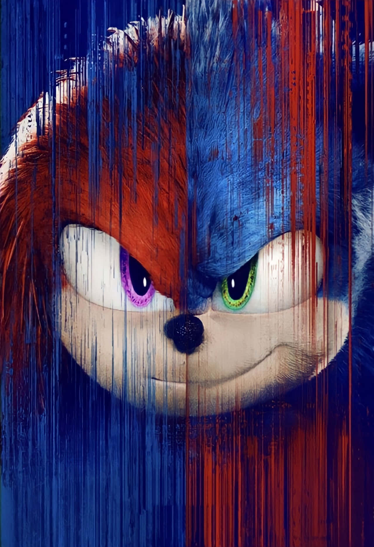 Knuckles the Echidna Ready to Adventure Wallpaper