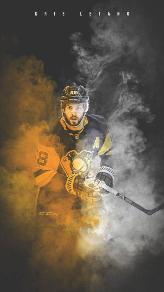 Kris Letang Ice Hockey Defenseman Digital Artwork Wallpaper