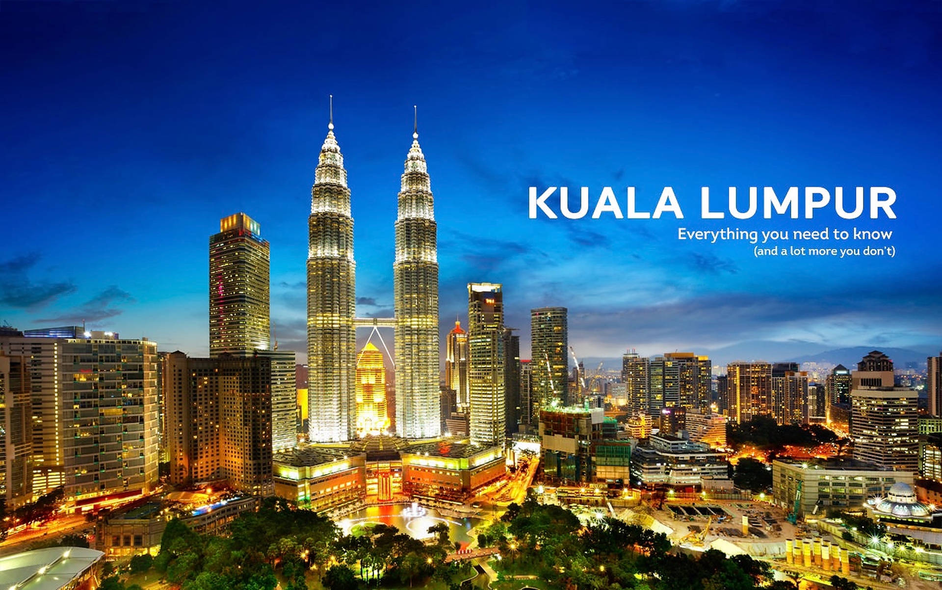 Kuala Lumpur Capital Of Malaysia Wallpaper