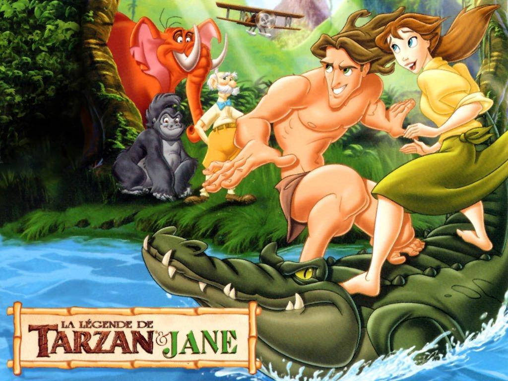 La Legende De Tarzan And Jane Wallpaper