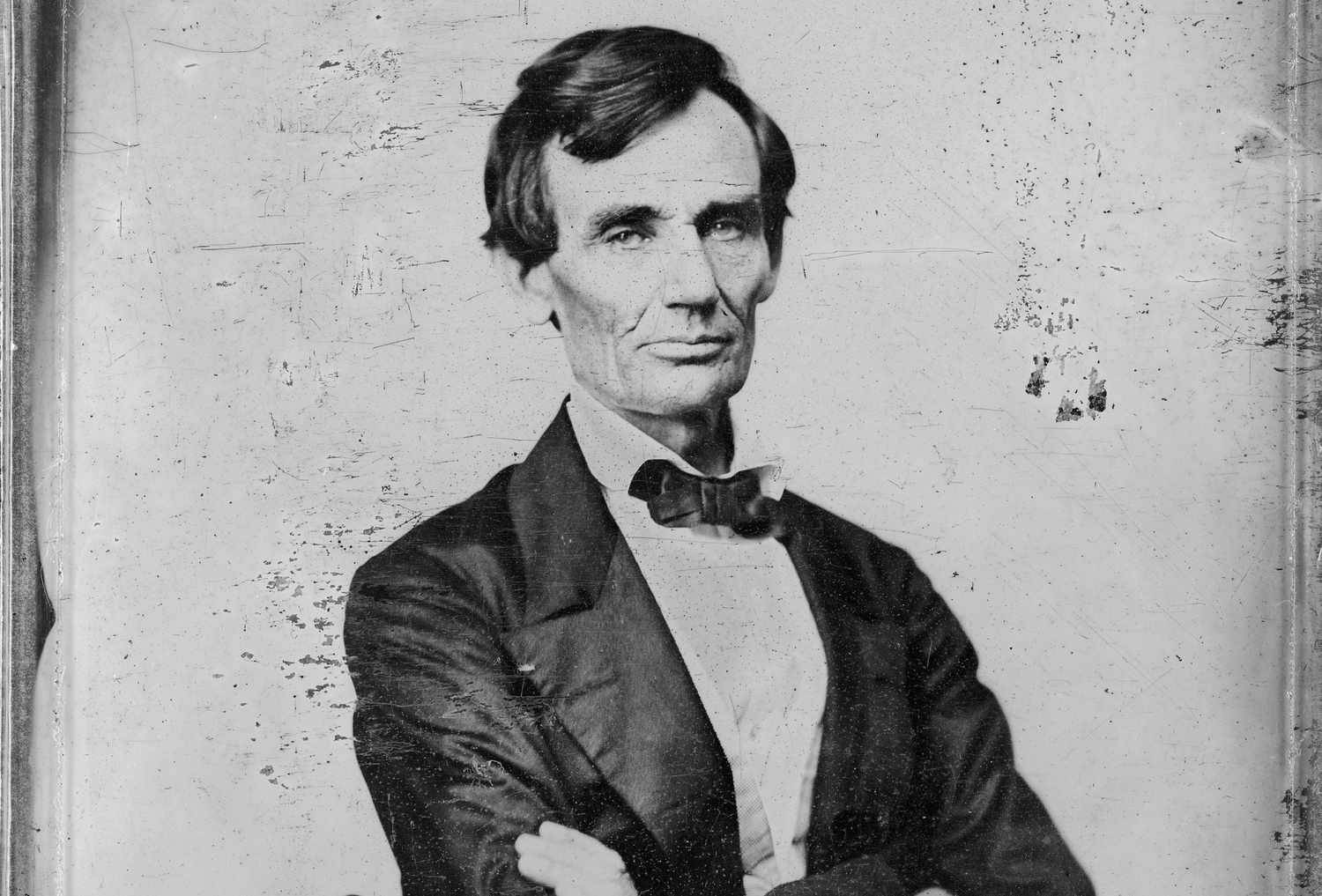 "Abraham Lincoln's Last Beardless Portrait" Wallpaper