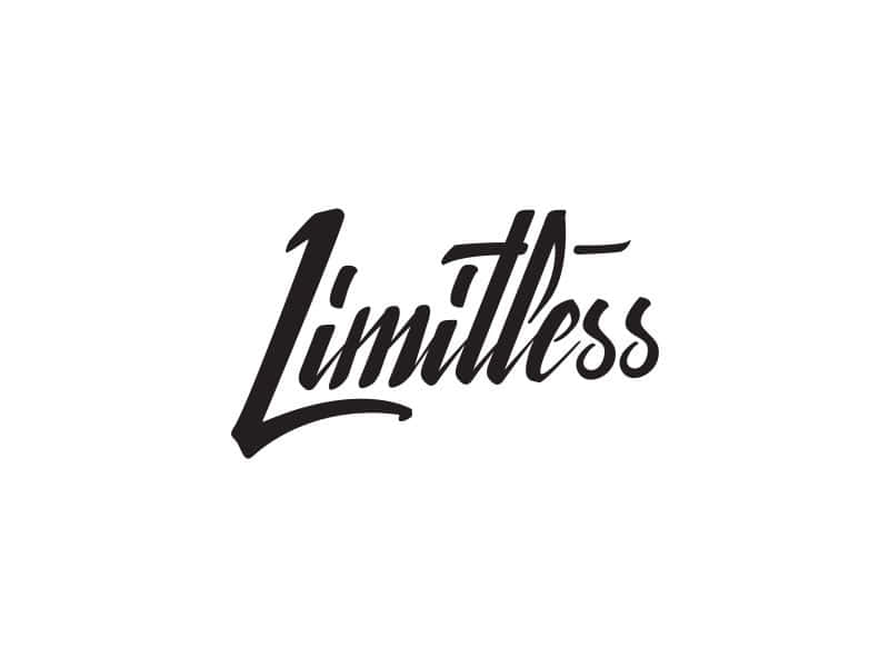 Unleash Your Potential with Limitless Typography Wallpaper
