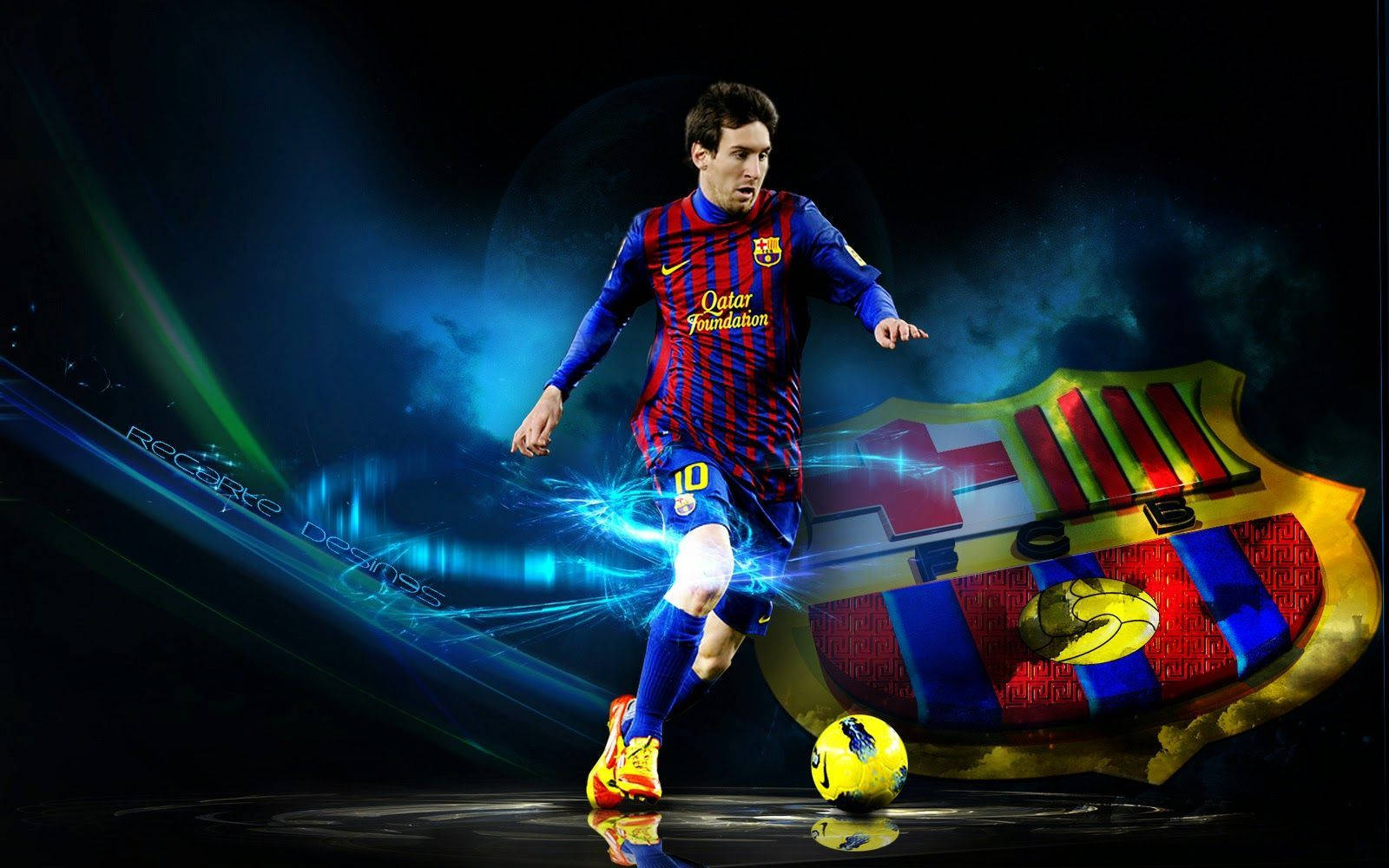 Lionel Messi, FC Barcelona&Argentina Soccer Star Wallpaper