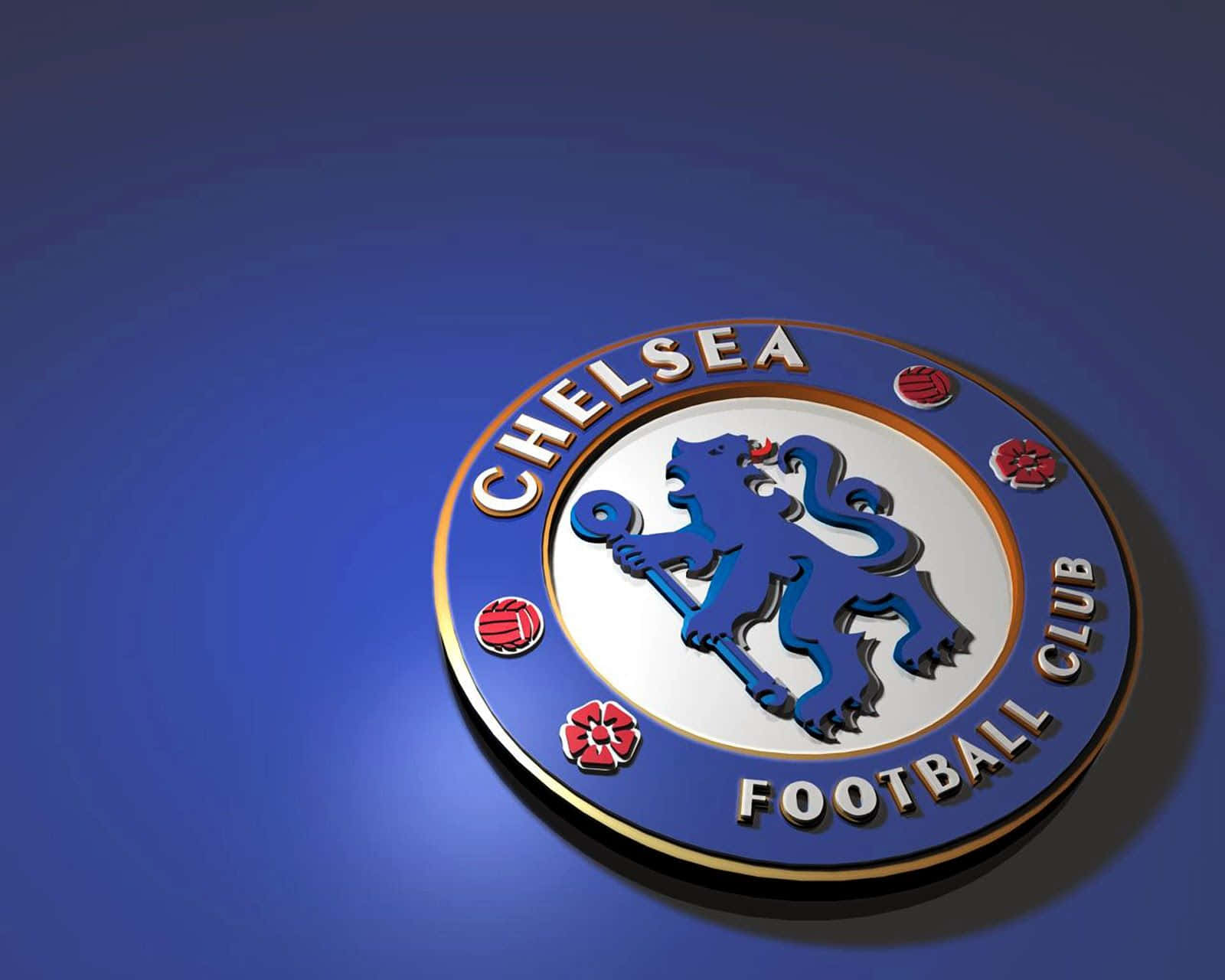 Chelsea Football Club 3D Logo Background