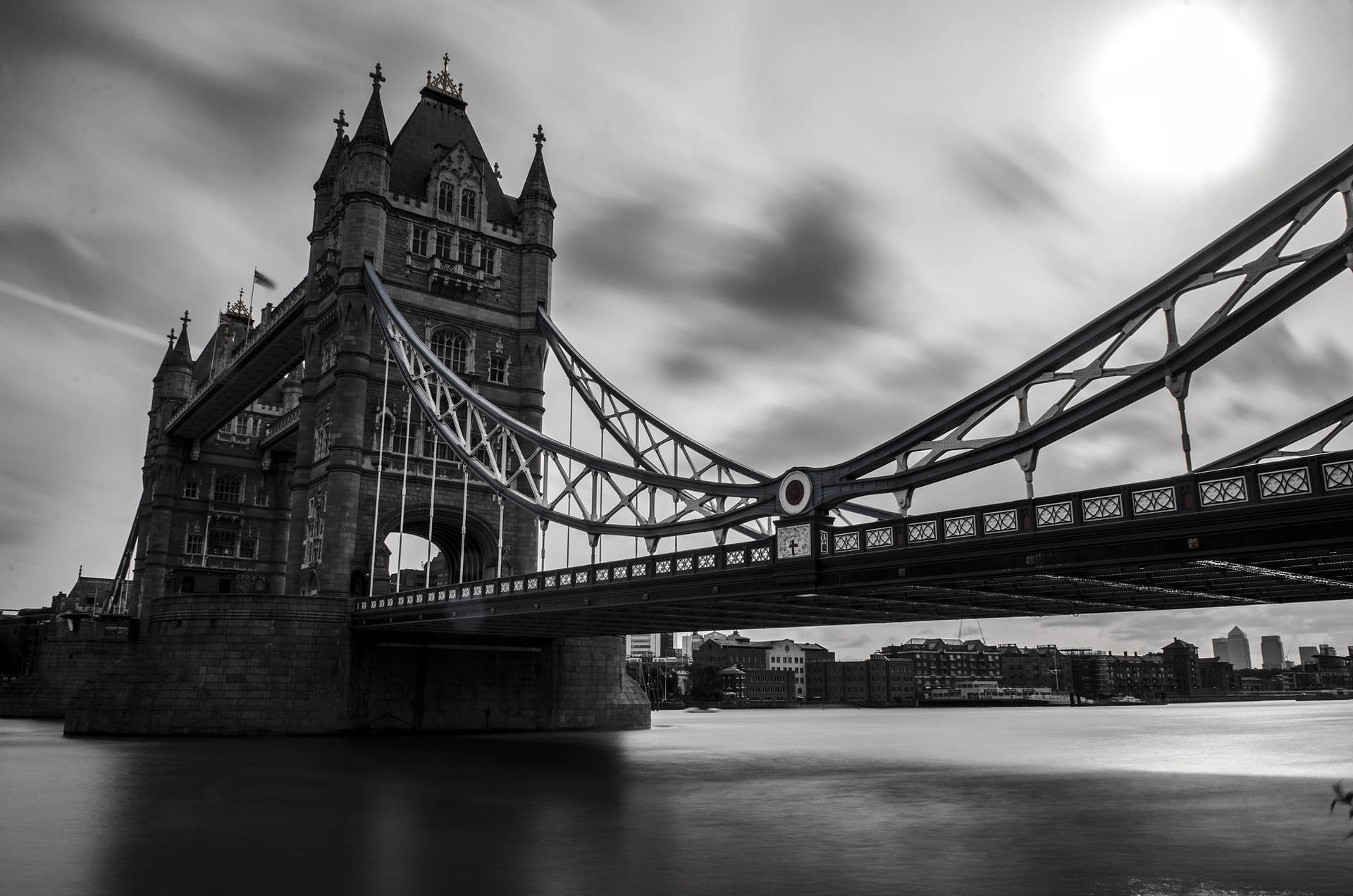 London Tower Bridge Black&White Wallpaper