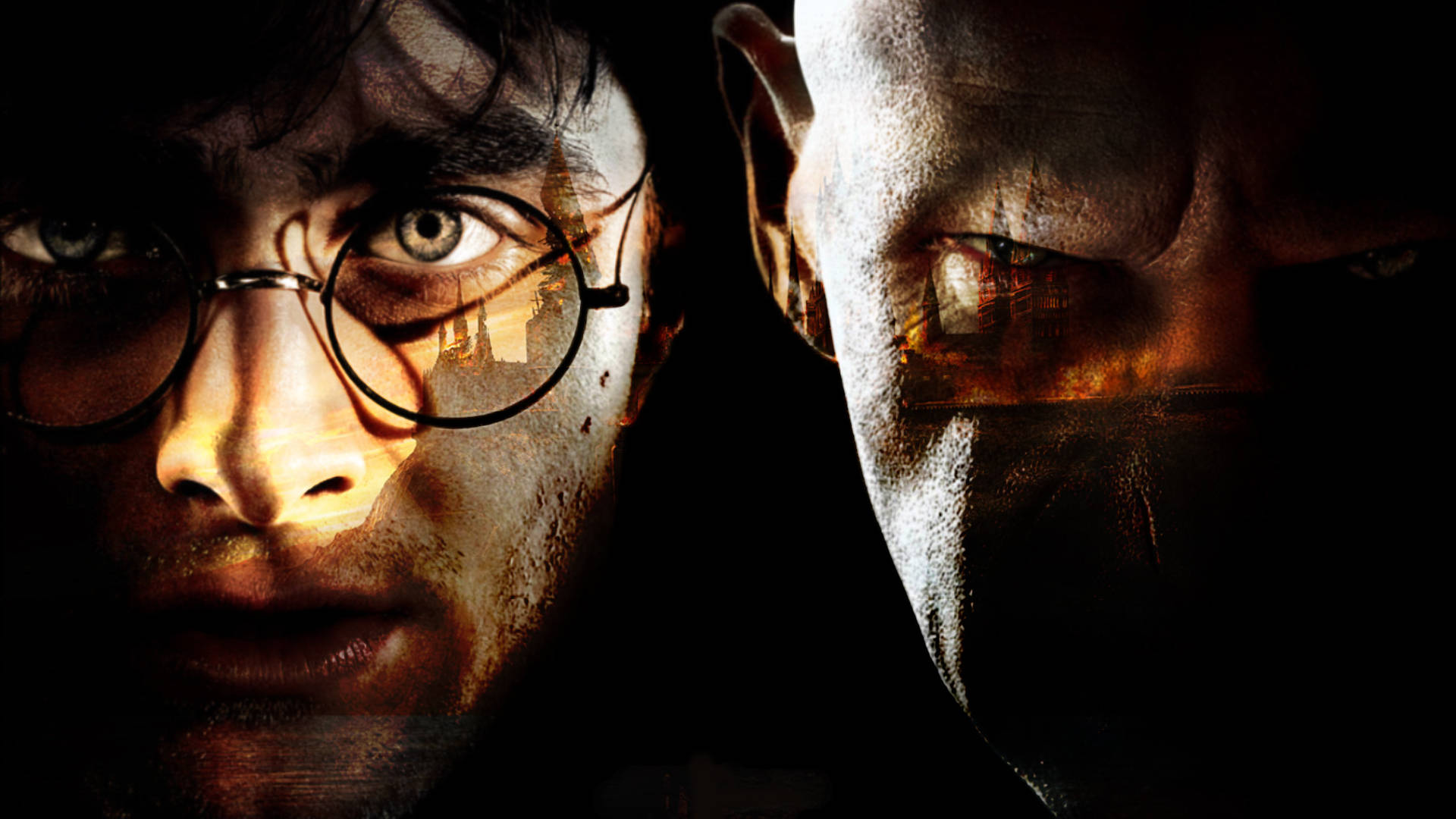 Lord Voldemort And Harry Potter Wallpaper