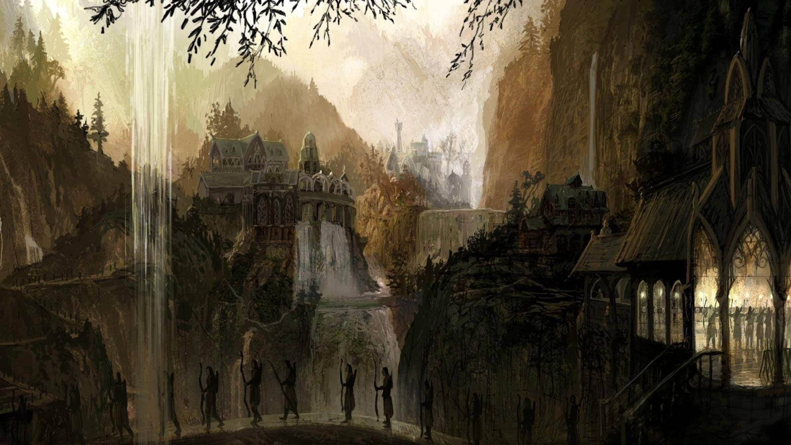 "Welcome to Rivendell - The Last Homely House East of the Sea" Wallpaper