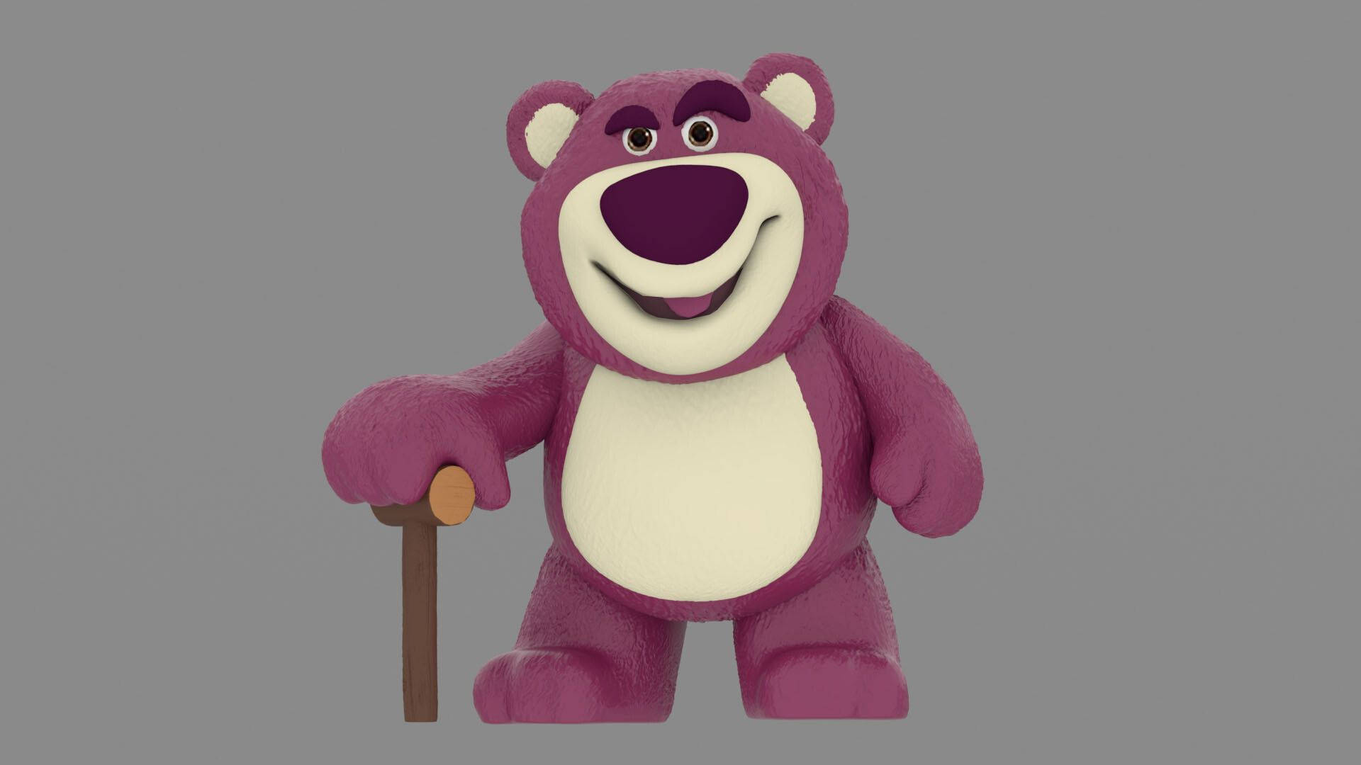 Lotso With A Cane Wallpaper