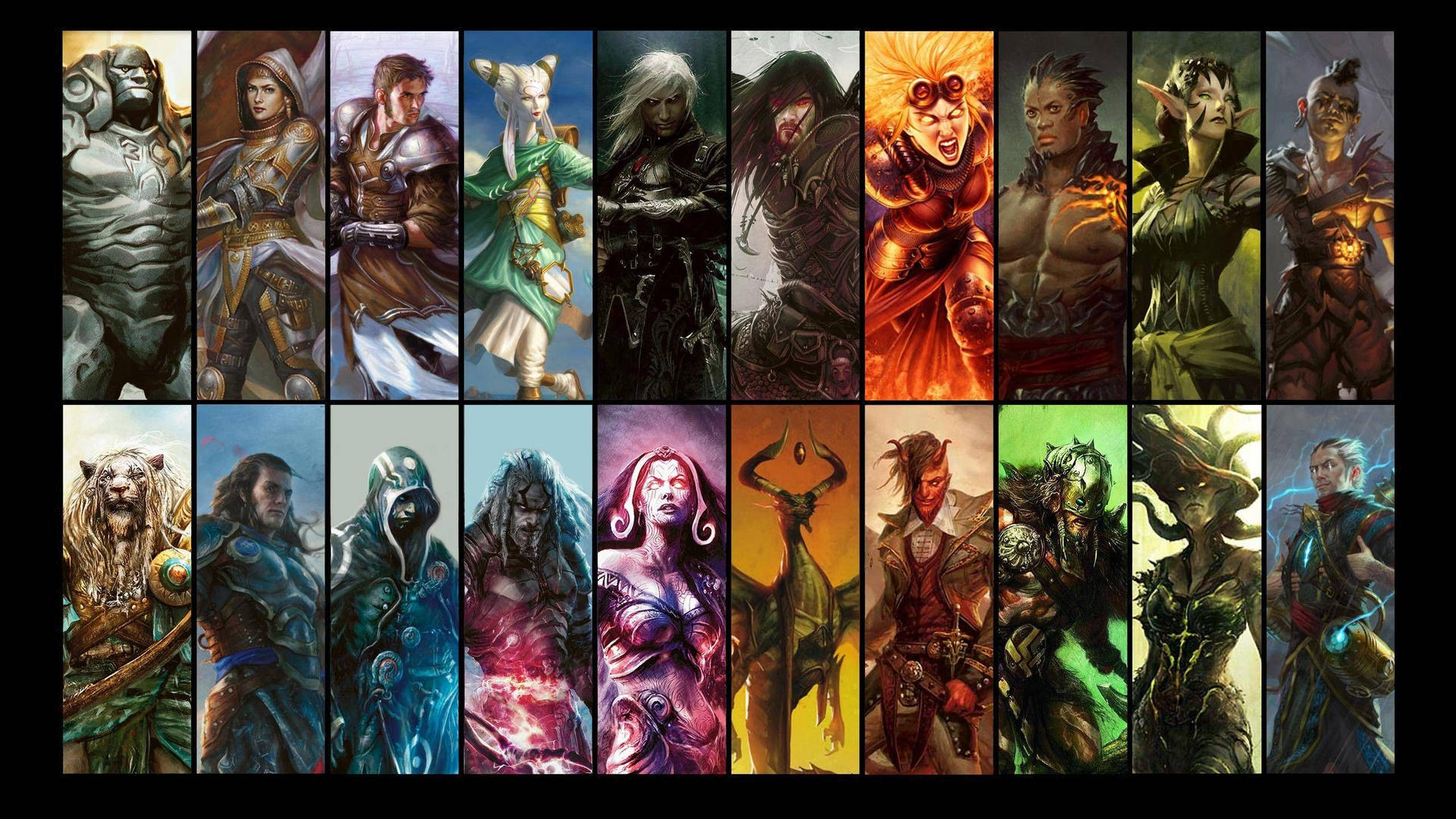 Explore Different Magical Worlds with Magic The Gathering Wallpaper