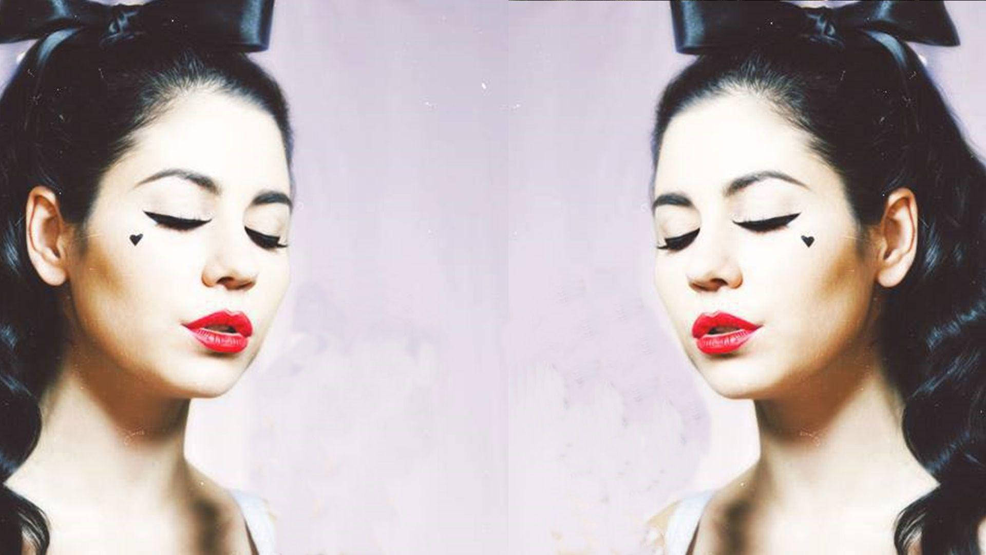Marina And The Diamonds Mirrored Wallpaper