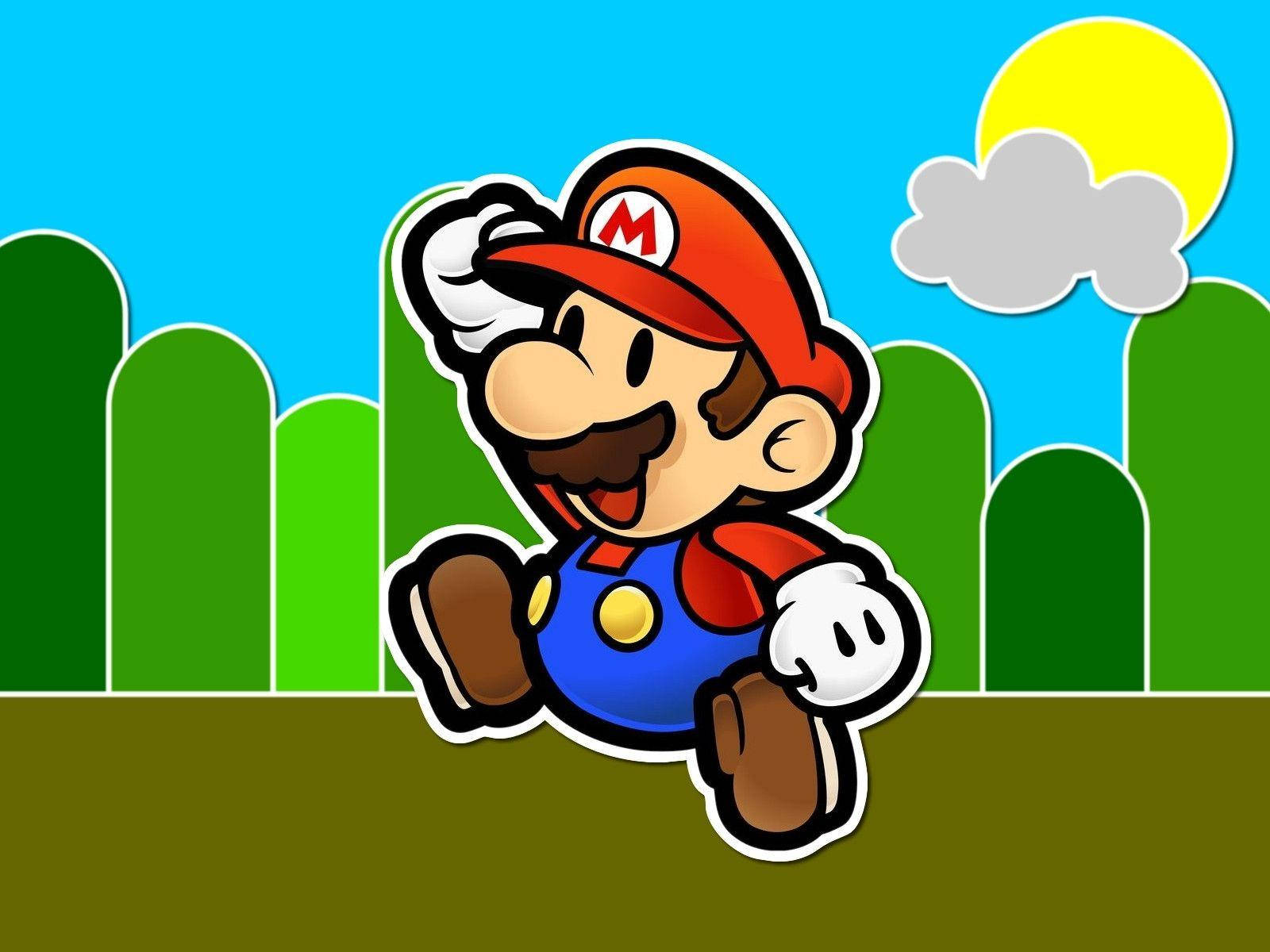 Mario Of Super Mario Bros Fanart Wallpaper