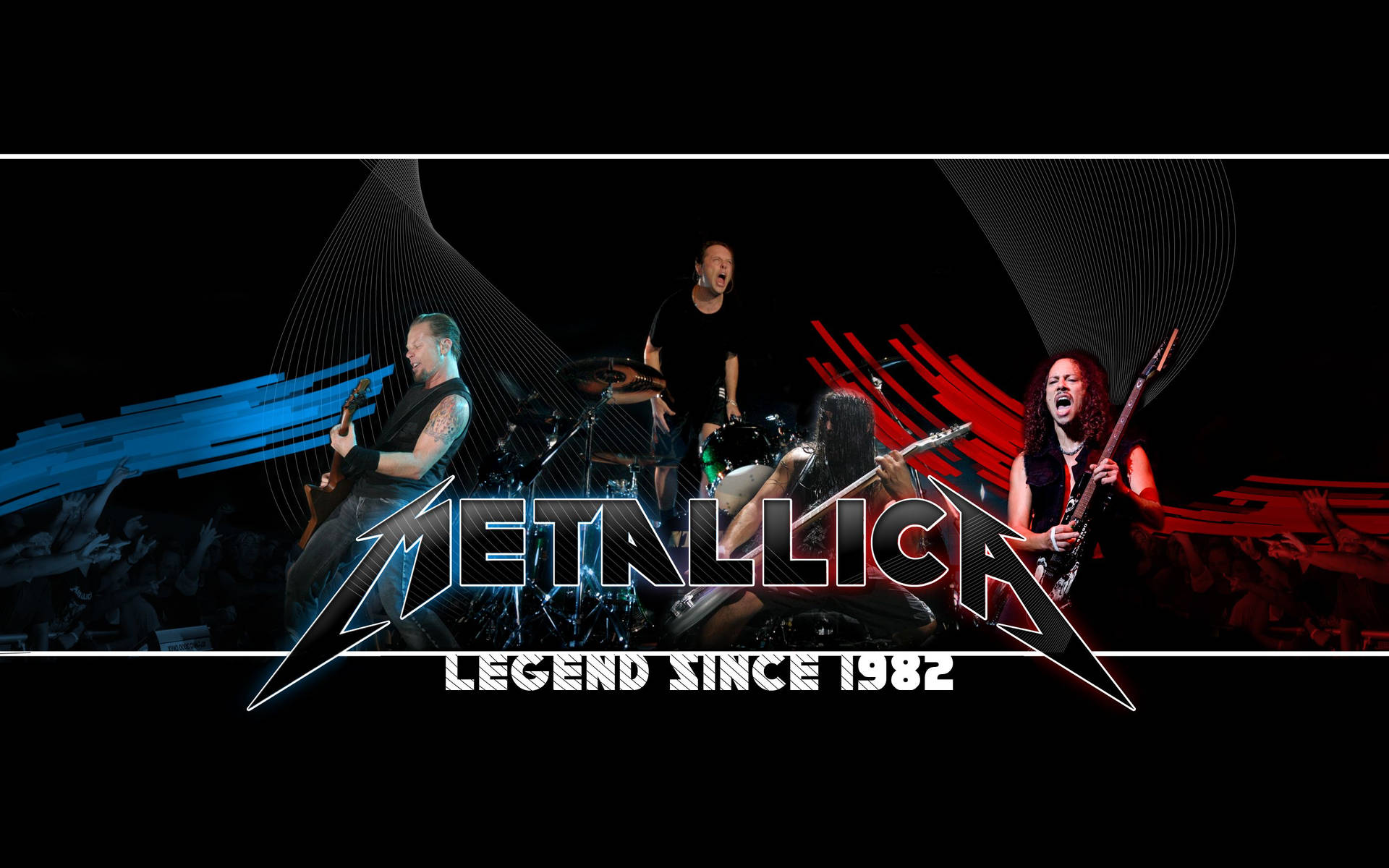 "Metallica - Legends since 1982" Wallpaper