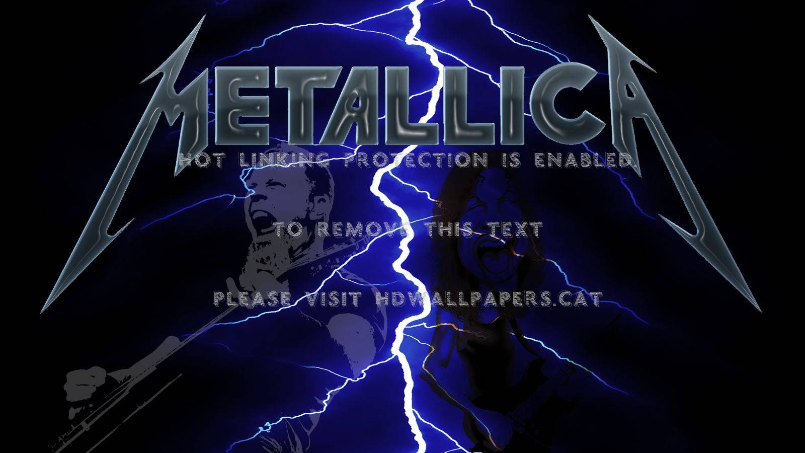 "Metallica - Lightning" Wallpaper