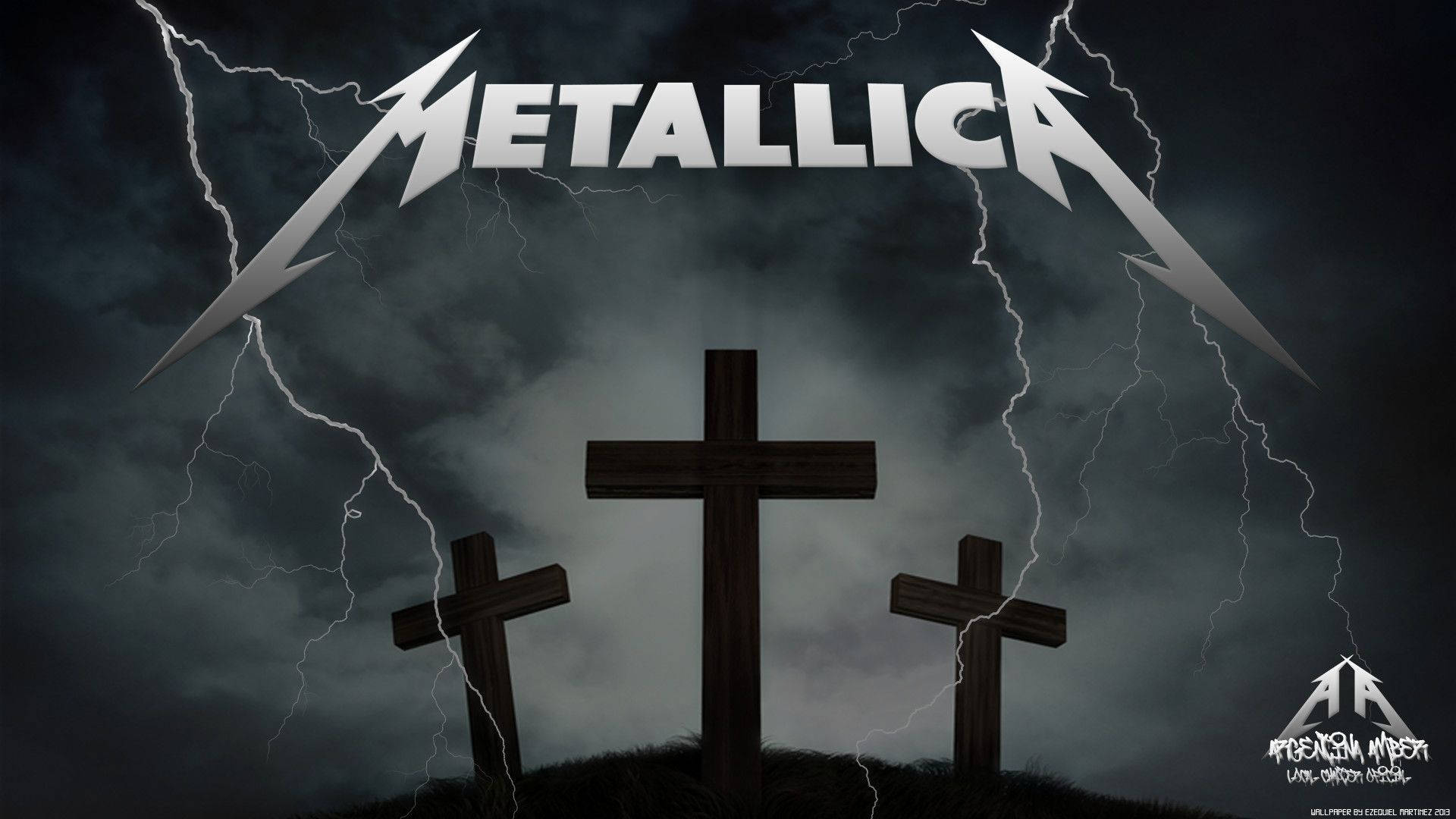 The legendary thrash metal gods Metallica perform their defining "Master of Puppets" album Wallpaper