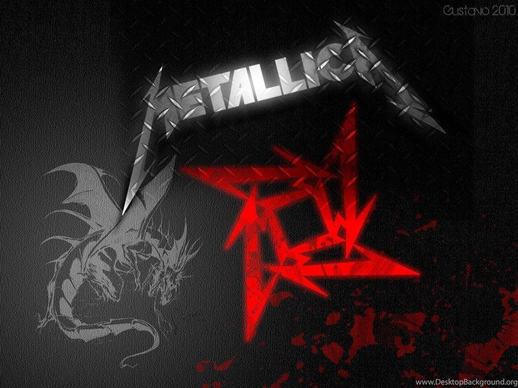 "Metallica Red Ninja Star" Wallpaper