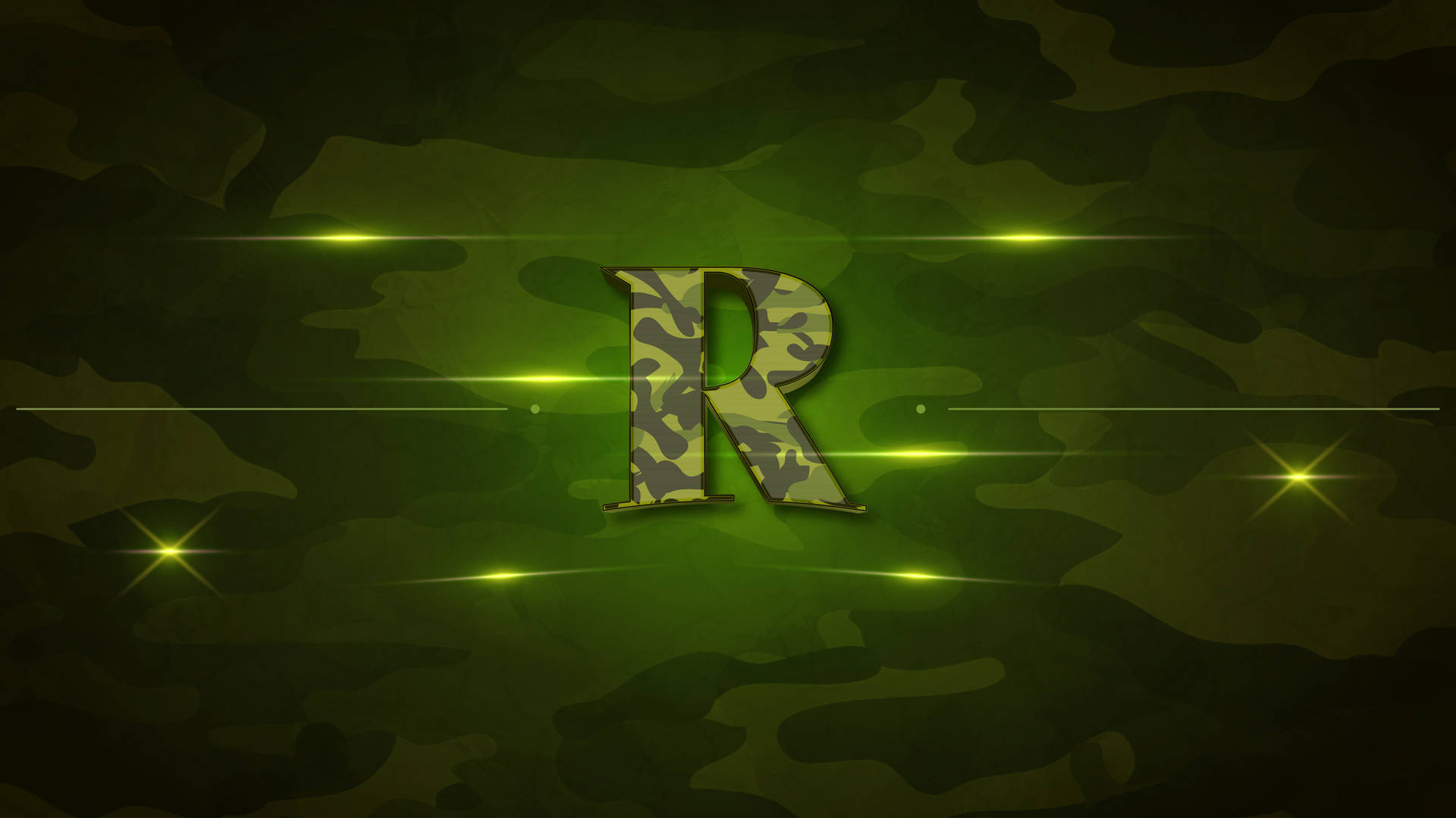 Military R Alphabet Wallpaper