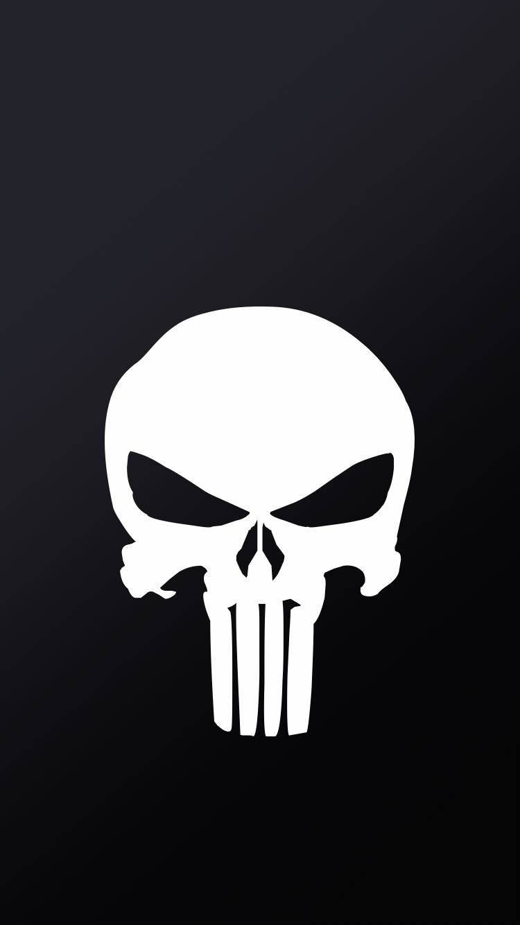 Iconic Punisher Logo Wallpaper