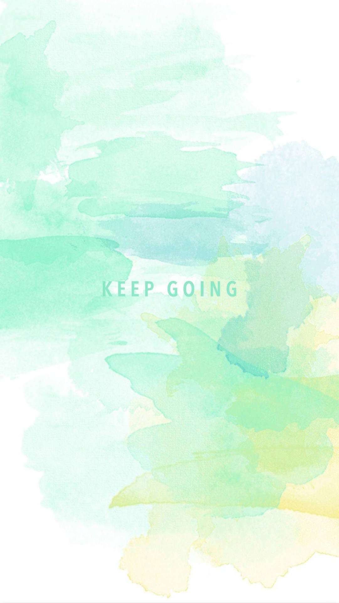 Mint Green Aesthetic Quote Wallpaper