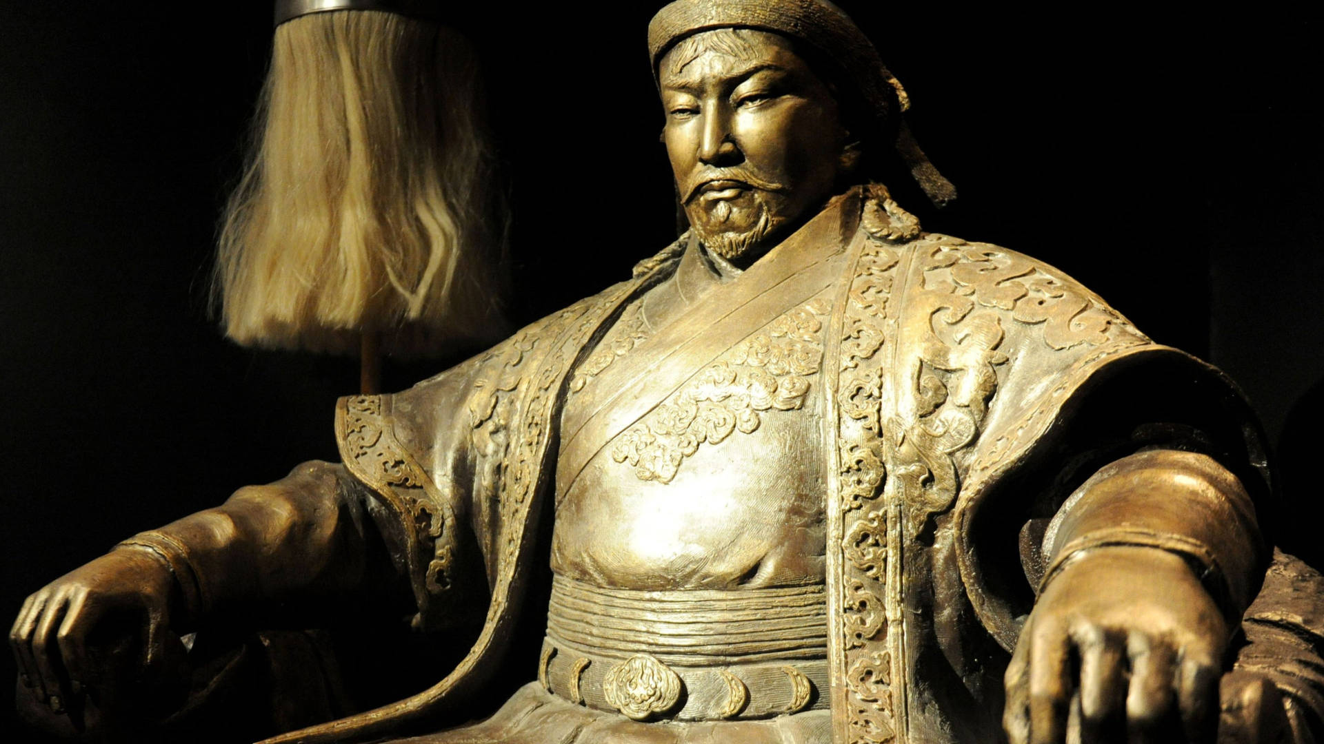 Mongolia's Genghis Khan Statue Wallpaper
