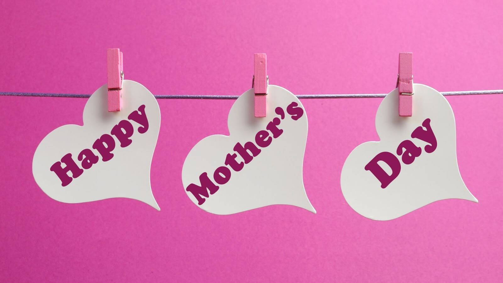 Celebrate Mothers day in Colorful Style Wallpaper