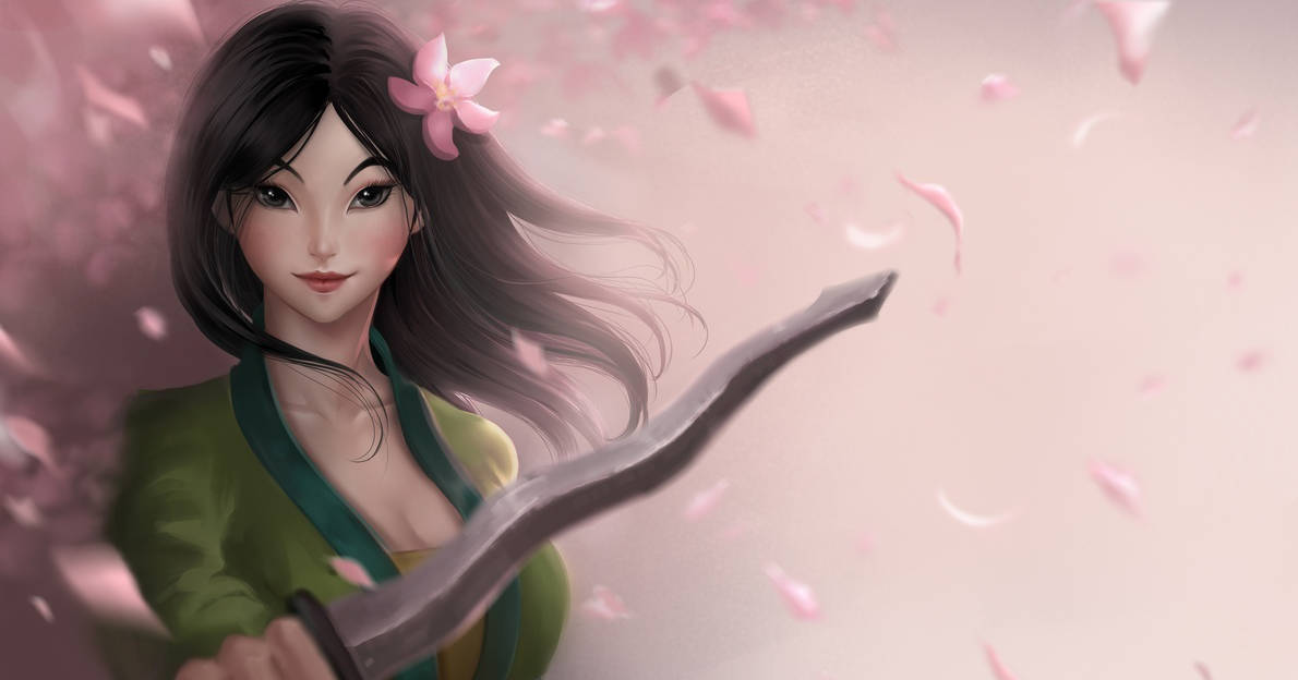 Mulan defends her honor and country Wallpaper