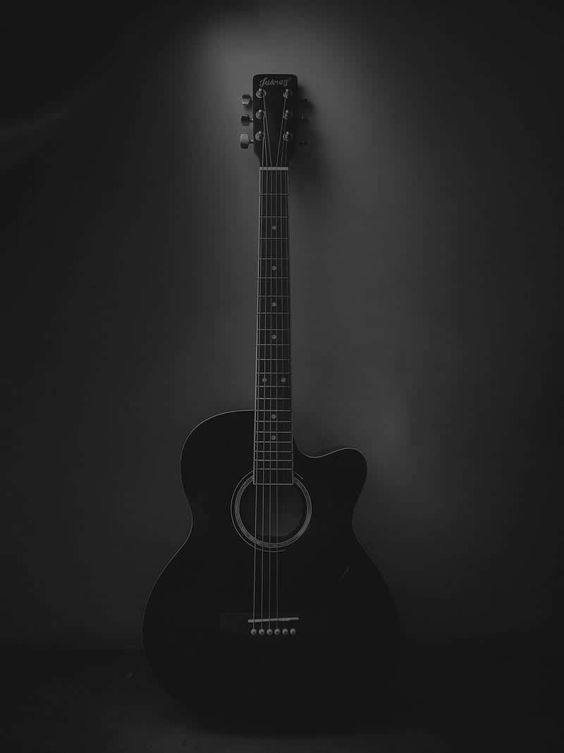 Musical Instrument Guitar Dark Setting Picture