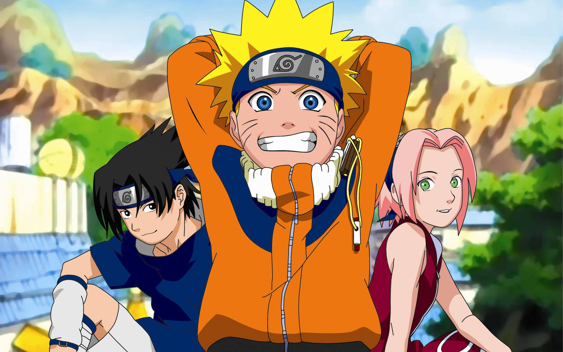 Naruto And Team 7 Kids Poster Wallpaper