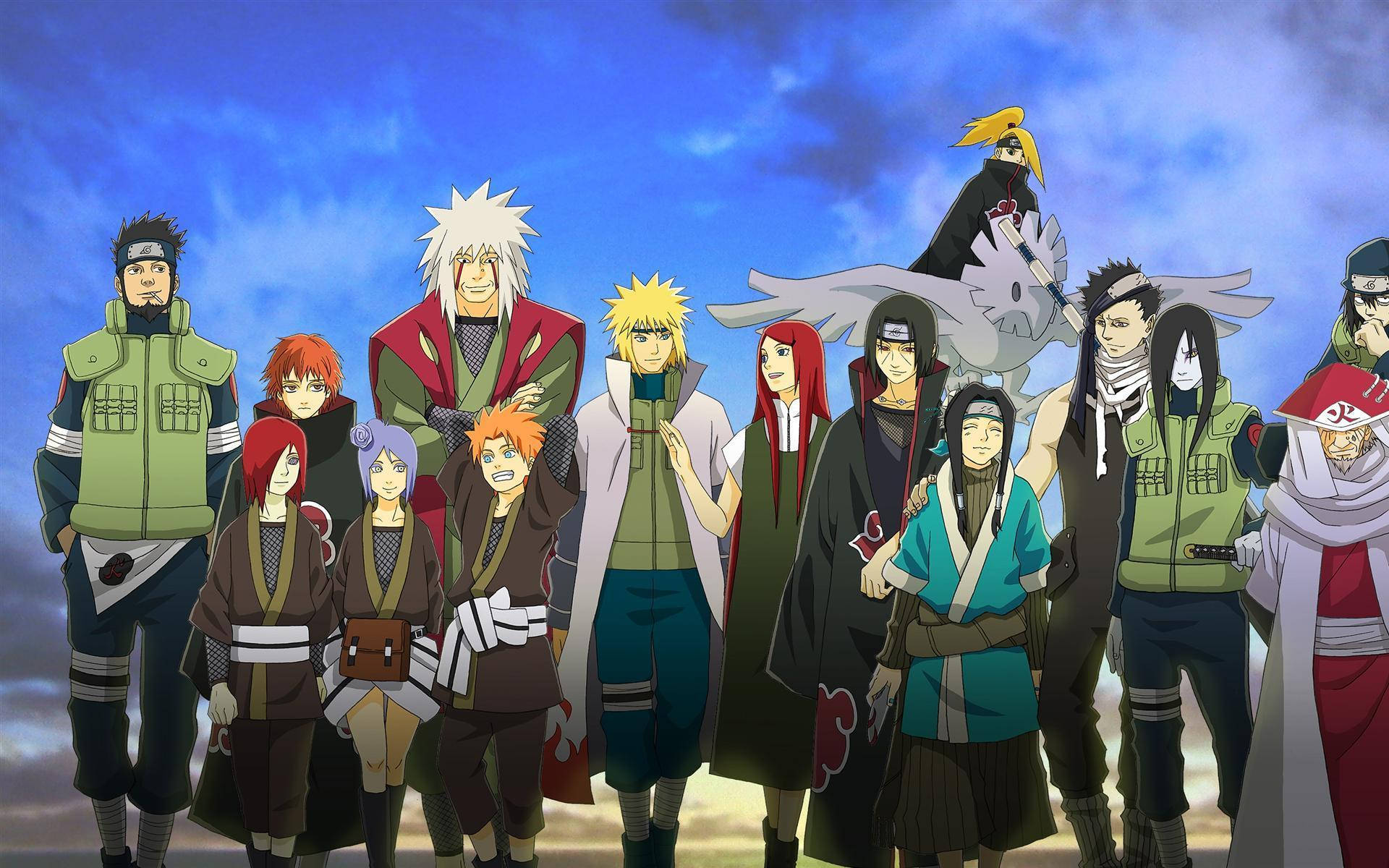 Naruto Shippuden All Characters Walking Together Wallpaper
