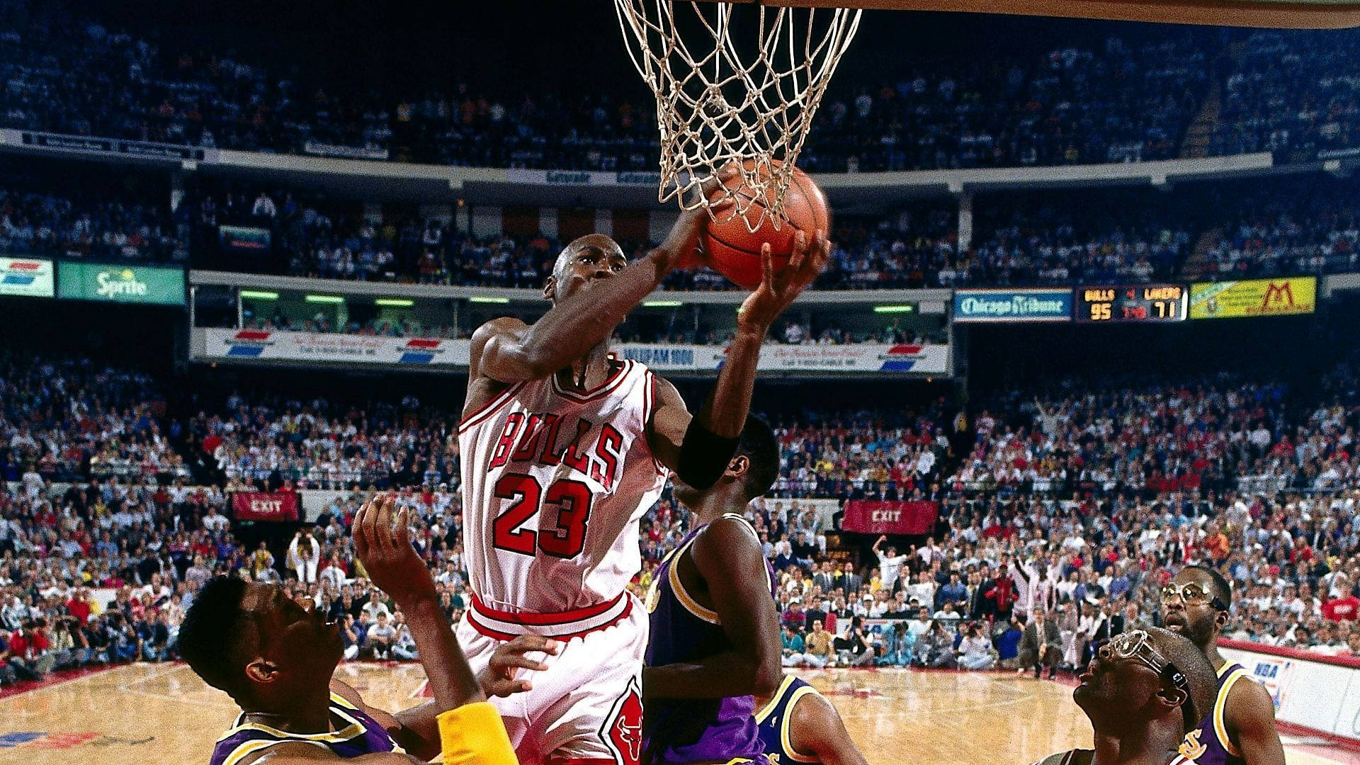 NBA Finals Iconic Michael Jordan Wallpaper
