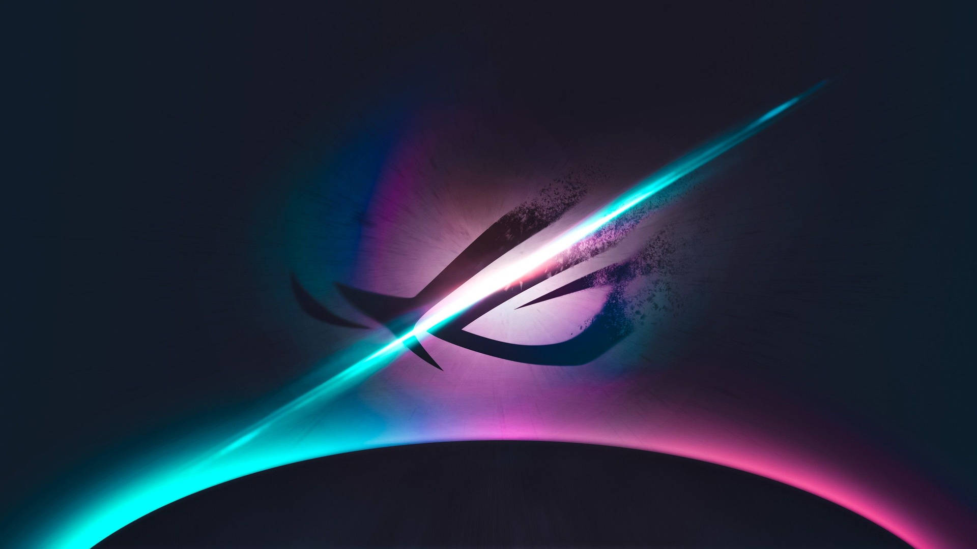 Neon Rog Graphic 1440p Gaming Background Wallpaper