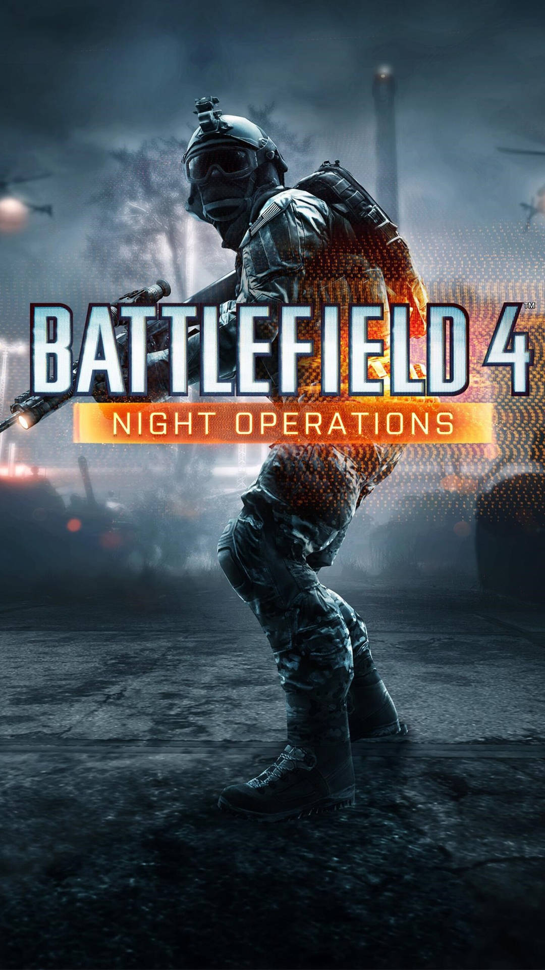 Night Operations Battlefield 4 Phone Wallpaper