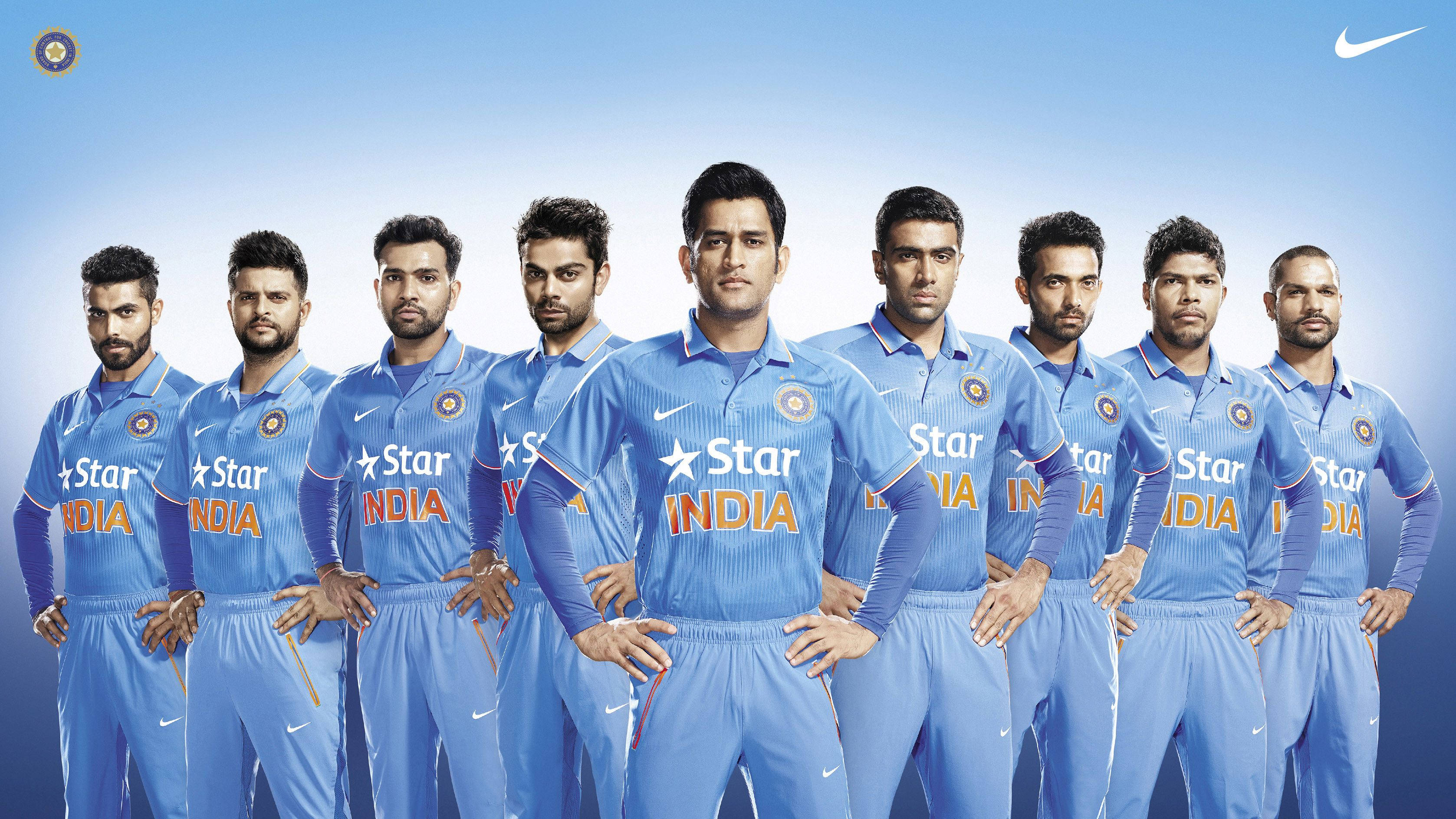Nike India Cricket Team 4k Wallpaper