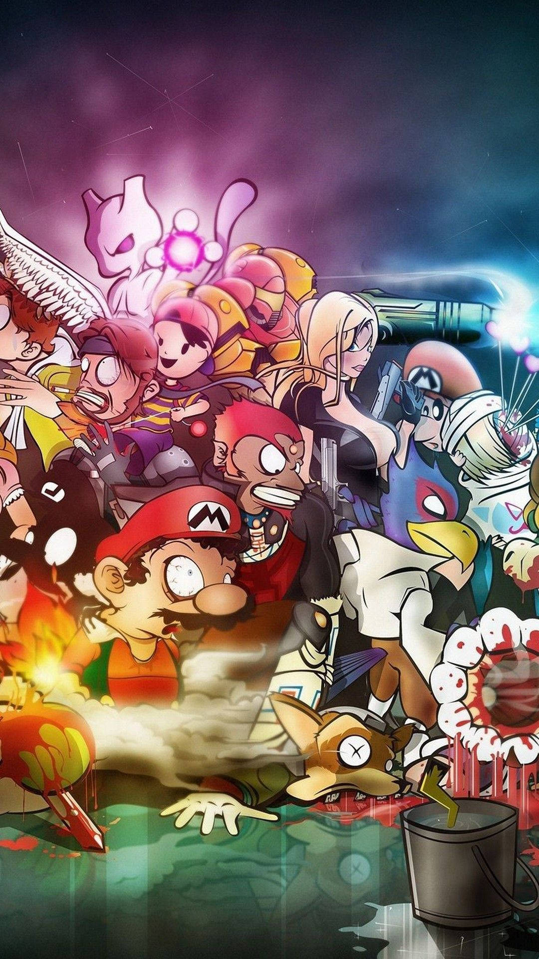 Nintendo Characters Android Gaming Wallpaper
