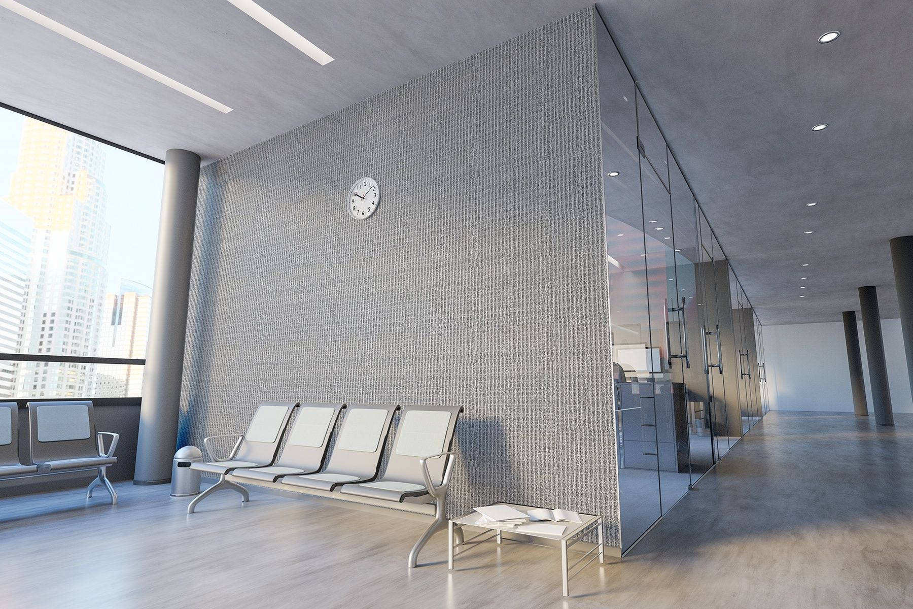 Office Wall Covering Modern Interior Design Wallpaper